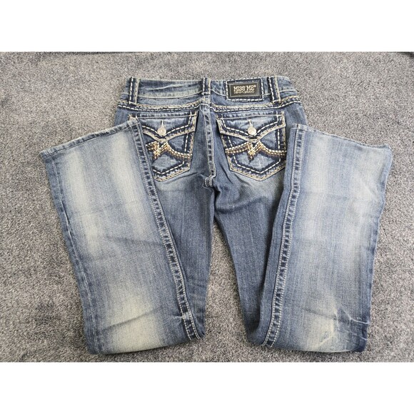 Miss Me Women's Irene Bootcut Embroidered Jeans Size 29 - Picture 4 of 12
